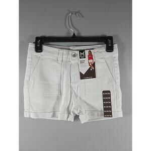 Member's Mark Girls White Jean Shorts XL 14/16 NEW Casual Denim